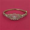 American Diamond Openable kada with Rhodium Plating 2 Tone Plating Mehndi Plating