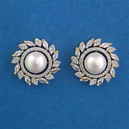 American Diamond Tops with Rhodium Plating 2 Tone Plating Mehndi Plating