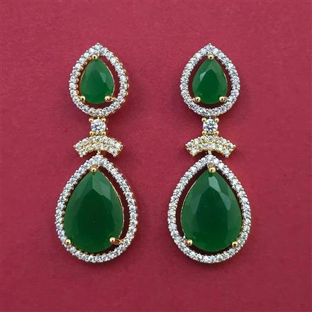 American Diamond Classic Earring with Carat Plating