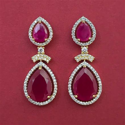 American Diamond Classic Earring with Carat Plating