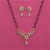 American Diamond Classic Mangalsutra with 2 Tone Plating