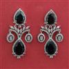 American Diamond Classic Earring with Rhodium Plating