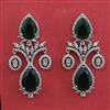 American Diamond Classic Earring with Rhodium Plating