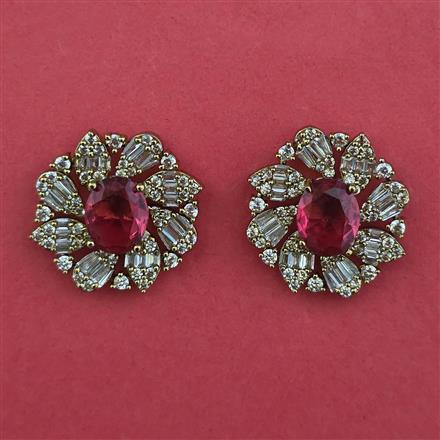 American Diamond Tops with Mehndi Plating