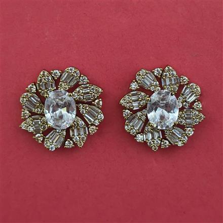American Diamond Tops with Mehndi Plating