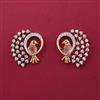 American Diamond Birds Earring with 2 Tone Plating