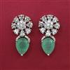 American Diamond Short Earring with Carat Plating
