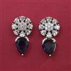American Diamond Short Earring with Carat Plating
