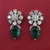 American Diamond Short Earring with Carat Plating