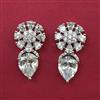 American Diamond Short Earring with Carat Plating