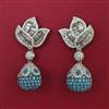 American Diamond Classic Earring with Black Plating