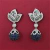 American Diamond Classic Earring with Black Plating