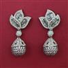 American Diamond Classic Earring with Black Plating