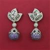 American Diamond Classic Earring with Black Plating