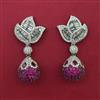 American Diamond Classic Earring with Black Plating