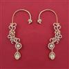 American Diamond Earcuff with Rhodium Plating 2 Tone Plating Mehndi Plating Carat Plating