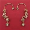 American Diamond Earcuff with Rhodium Plating 2 Tone Plating Mehndi Plating Carat Plating