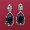 American Diamond Classic Earring with Rhodium Plating