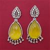 American Diamond Classic Earring with Rhodium Plating
