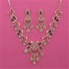 American Diamond Classic Necklace with Carat Plating