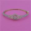 American Diamond Openable kada with Rhodium Plating 2 Tone Plating
