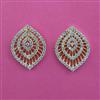 American Diamond Tops with Rhodium Plating 2 Tone Plating