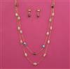 American Diamond Classic Mala with Gold Plating