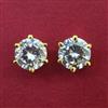 American Diamond Tops with Rhodium Plating Gold Plating