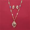 American Diamond Birds Pendant Set with Carat Plating