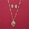 American Diamond Birds Pendant Set with Carat Plating