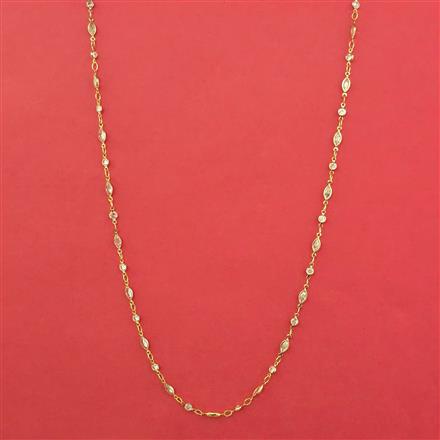 American Diamond Delicate Chain with Gold Plating
