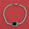 American Diamond Classic Bracelet with Rhodium Plating