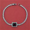 American Diamond Classic Bracelet with Rhodium Plating