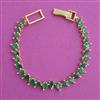 American Diamond Classic Bracelet with Gold Plating