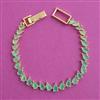 American Diamond Classic Bracelet with Gold Plating