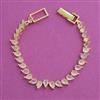 American Diamond Classic Bracelet with Gold Plating