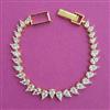 American Diamond Classic Bracelet with Gold Plating
