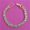 American Diamond Classic Bracelet with Gold Plating