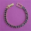 American Diamond Classic Bracelet with Gold Plating