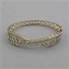 American Diamond Openable kada with Mehndi Plating