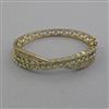 American Diamond Openable kada with Mehndi Plating