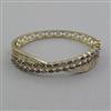 American Diamond Openable kada with Mehndi Plating