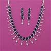 American Diamond Classic Necklace with Rhodium Plating