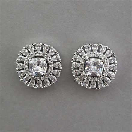 American Diamond Tops with Rhodium Plating