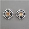 American Diamond Tops with Rhodium Plating
