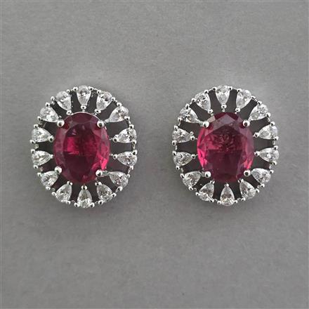 American Diamond Tops with Rhodium Plating