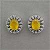 American Diamond Tops with Rhodium Plating