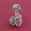 American Diamond Adjustable Ring with Rhodium Plating