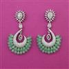 American Diamond Classic Earring with Rhodium Plating