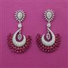 American Diamond Classic Earring with Rhodium Plating